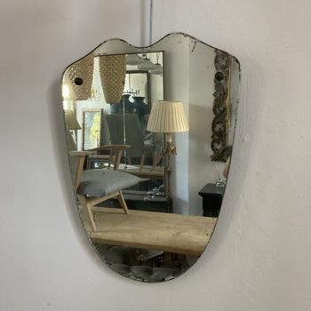 Frameless Shield Mirror
