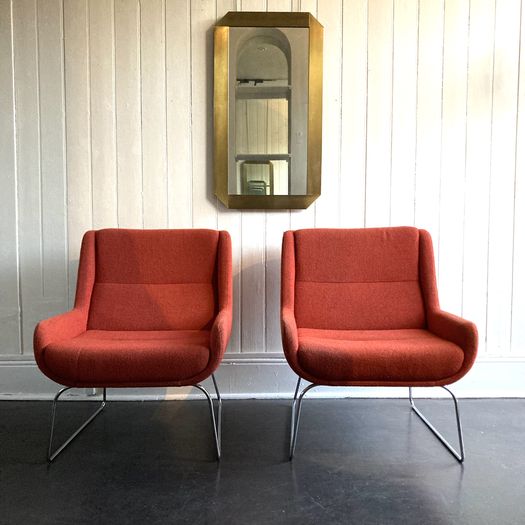 Red & Chrome Chairs