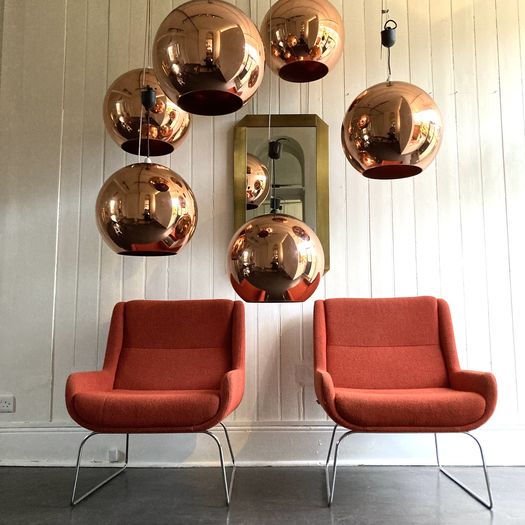 Red & Chrome Chairs