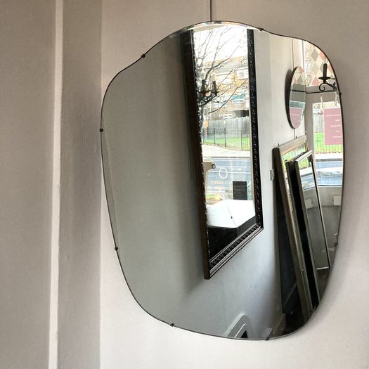 Large Frameless Mirror