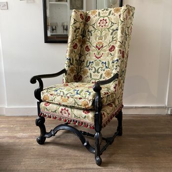 Tall Wingback Armchair