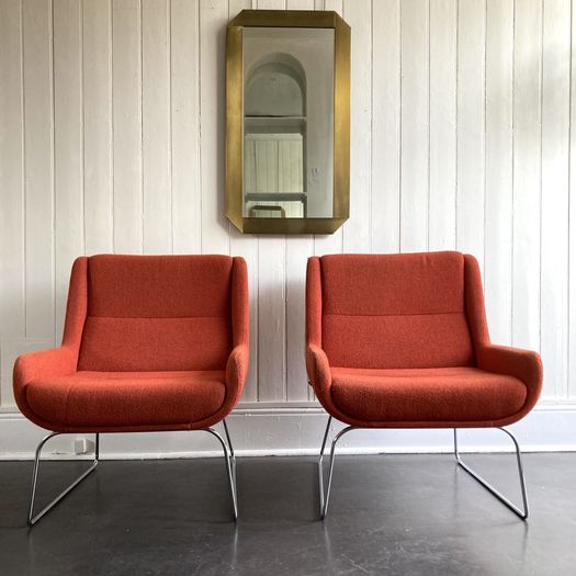 Red & Chrome Chairs