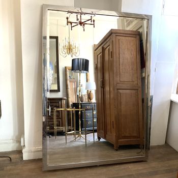 Chrome Framed Mirror