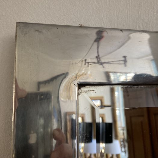 Chrome Framed Mirror