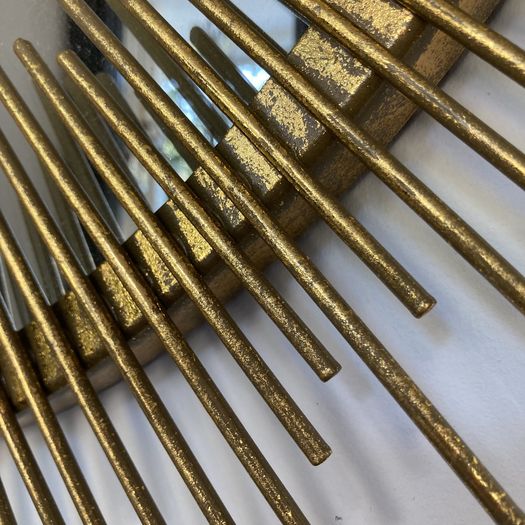 Spanish Gilt Metal Sunburst Mirror