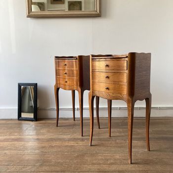 Pair of Oak Side Tables