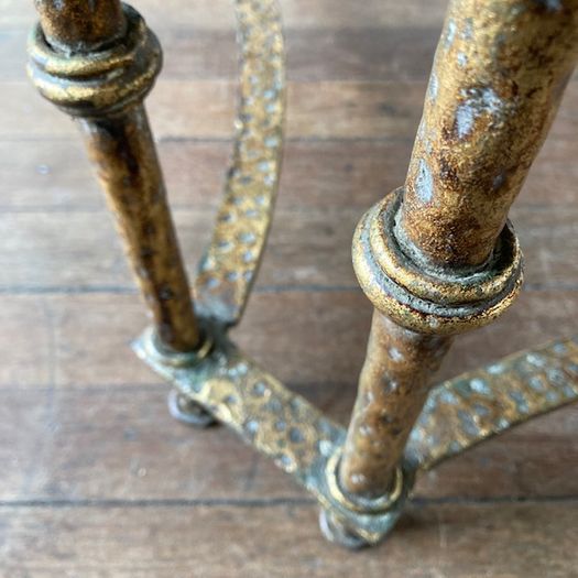 Spanish Gilt Metal & Copper Coffee Table