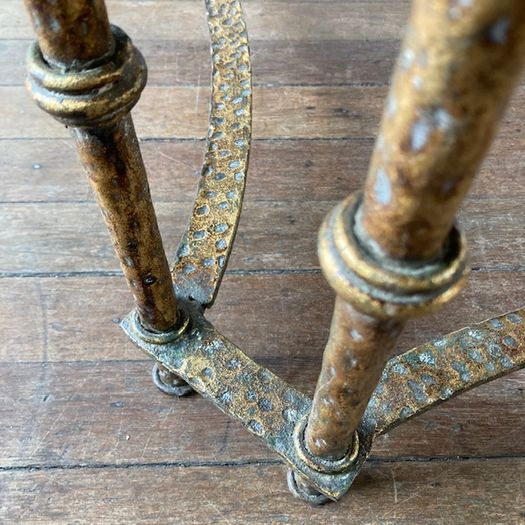Spanish Gilt Metal & Copper Coffee Table