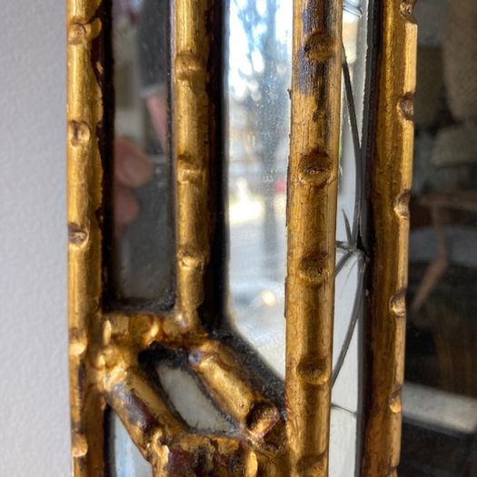 1950s Gilt Cushion Mirror