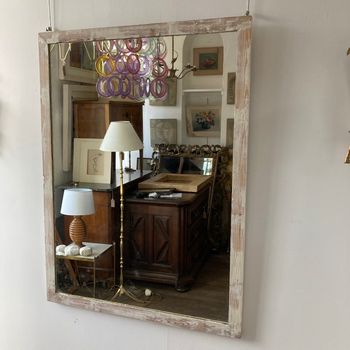 White Painted Mirror