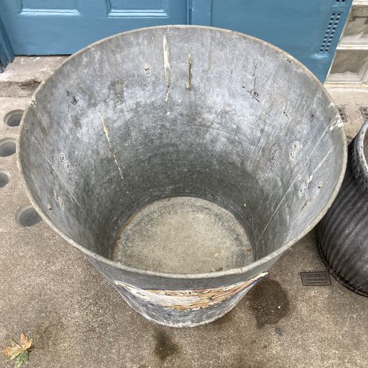 Large Zinc Tub