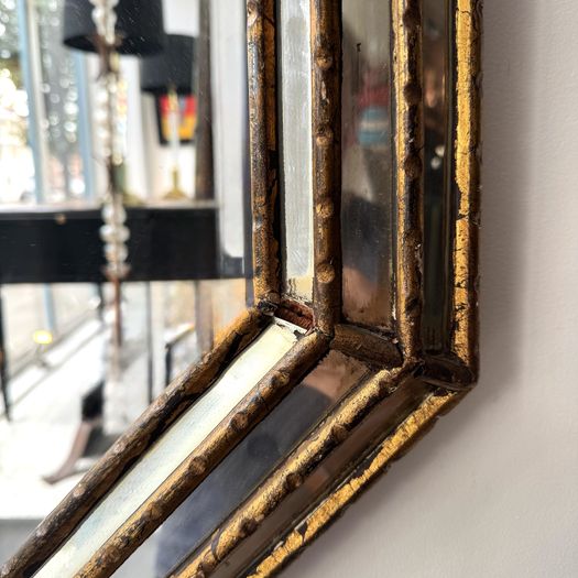 Octagonal Gilt Mirror