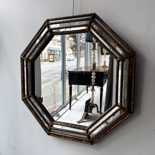 Octagonal Gilt Mirror