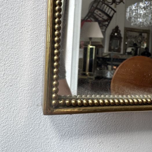 Italian Brass Framed Mirror