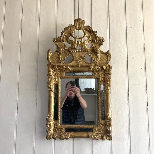 French 18th Century Giltwood Mirror