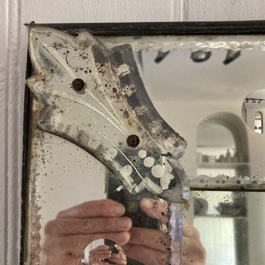 Huge Venetian Bistro Mirror