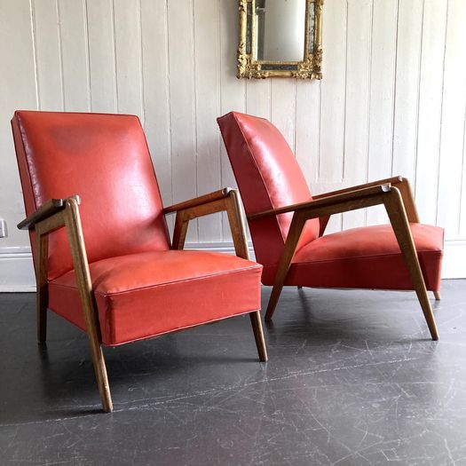 1960s Open Armchairs
