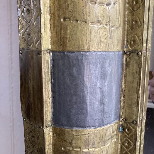 Brass and Lead Mirror