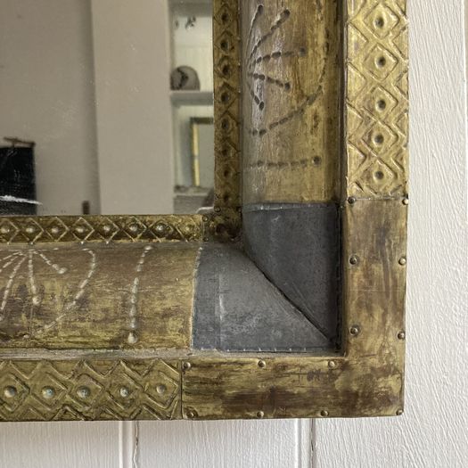 Brass and Lead Mirror