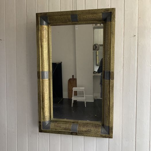 Brass and Lead Mirror