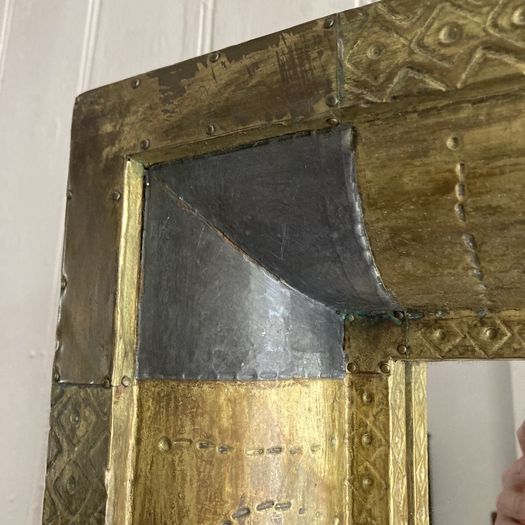 Brass and Lead Mirror