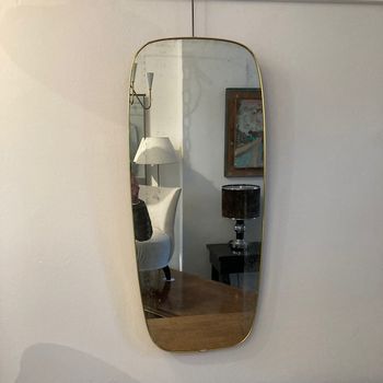 Italian Brass Mirror