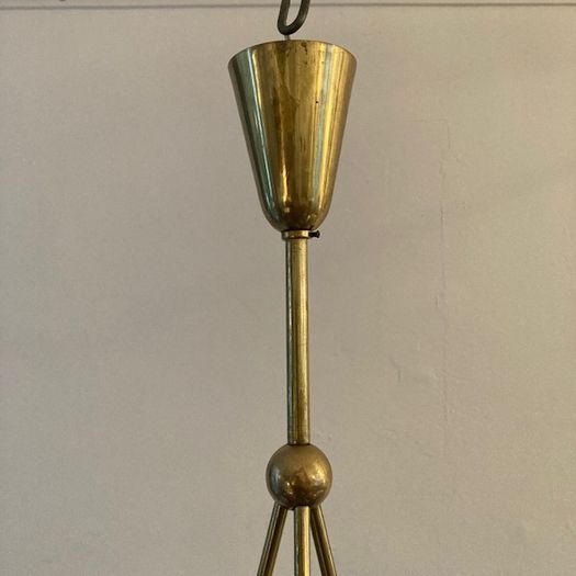 Brass 1950's Chandelier