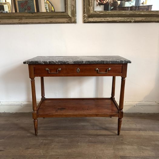 French Cherrywood Console Table