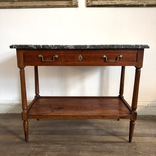 French Cherrywood Console Table
