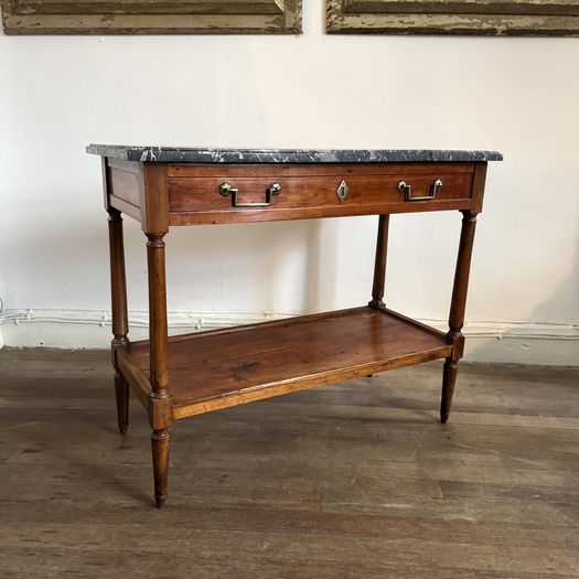 French Cherrywood Console Table