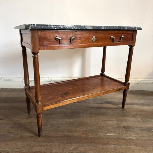 French Cherrywood Console Table
