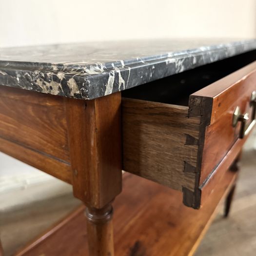 French Cherrywood Console Table