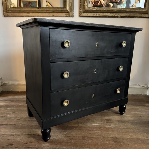 Ebonised Commode