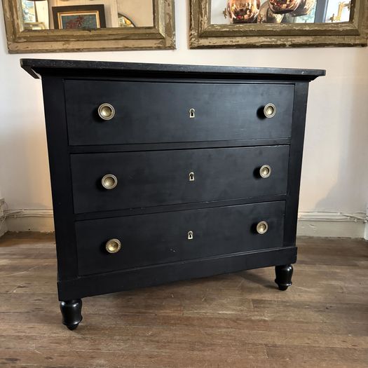 Ebonised Commode