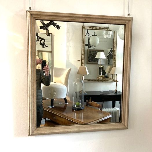 Bleached Oak Mirror
