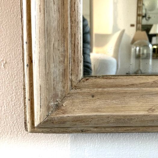 Bleached Oak Mirror