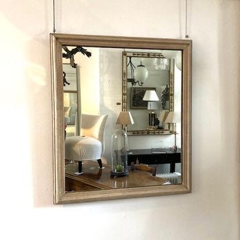 Bleached Oak Mirror
