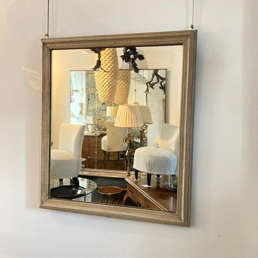 Bleached Oak Mirror