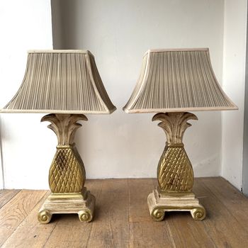 Ceramic Pineapple Lamps