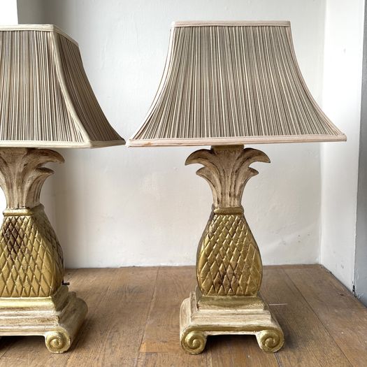 Ceramic Pineapple Lamps