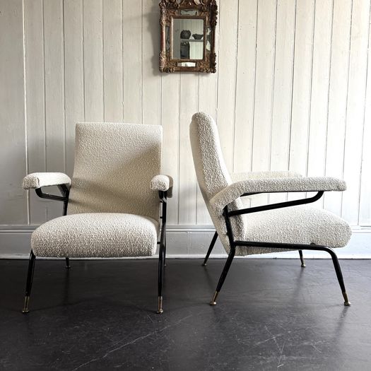 Pair of 1960s Italian Armchairs