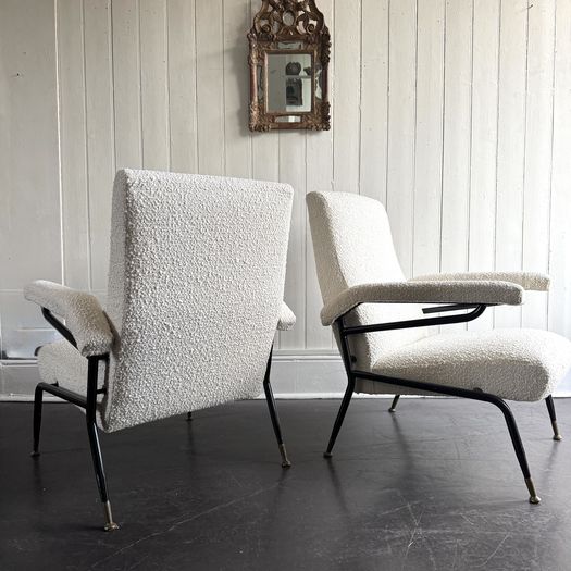 Pair of 1960s Italian Armchairs