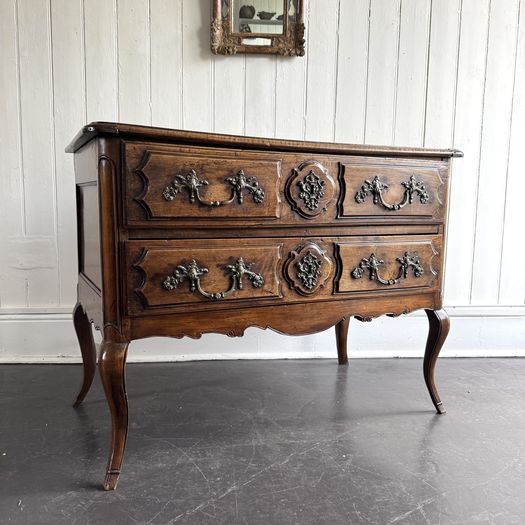 18th Century French Walnut Commode