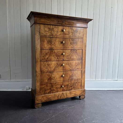 French Walnut Tallboy