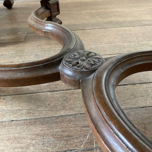 Carved French Armchairs