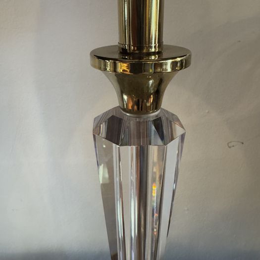 Brass and Lucite Lamps