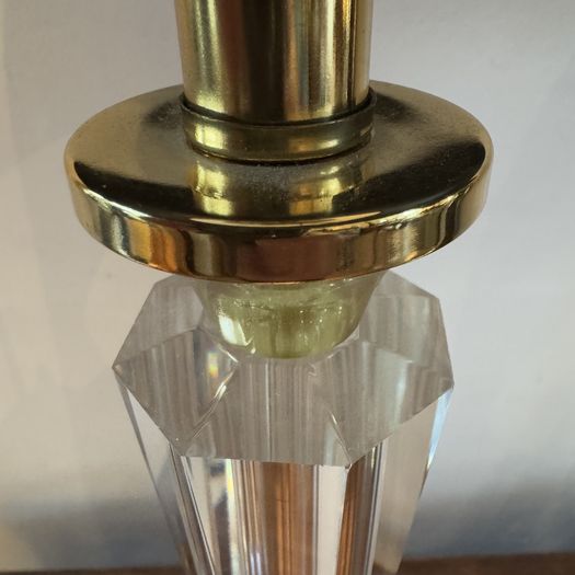 Brass and Lucite Lamps