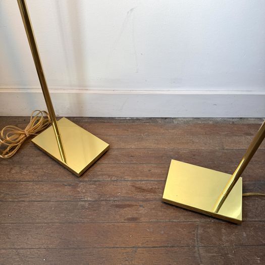 Telescopic Brass Floor Lamps