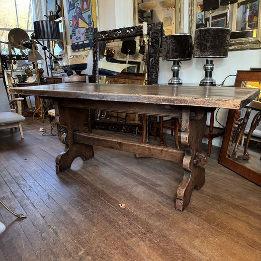 Oak Trestle  Table