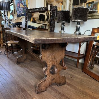 Oak Trestle  Table